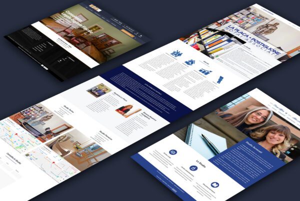 Simplified website for professional companies