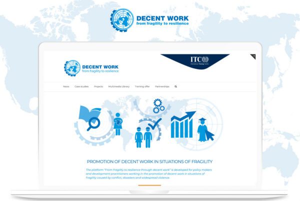 Wordpress web-development for Decent work