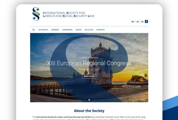 Wordpress webdevelopment for international institution