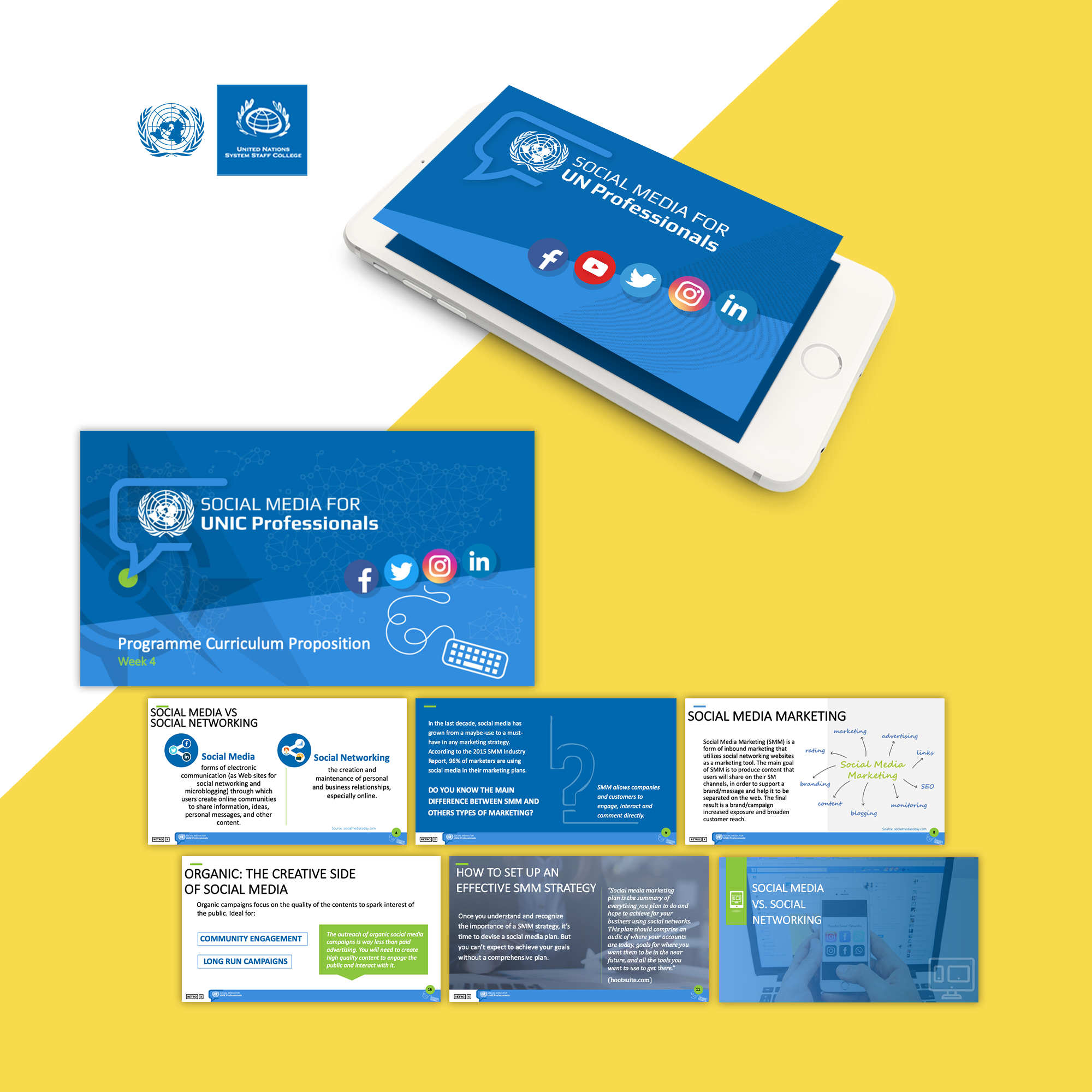 Training for social media management in the UN system